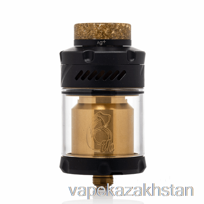 Vape Kazakhstan Hellvape Dead Rabbit V3 25mm RTA [6th ANNI] Black Gold